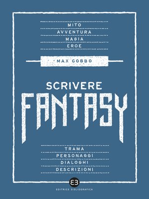 cover image of Scrivere fantasy